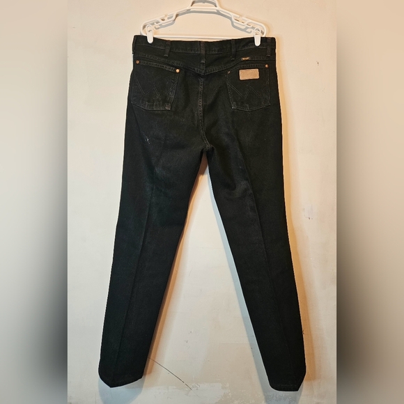💙wrangler Cowboy Boot Cut Fit jeans men 38× 34🩵💚 - Picture 5 of 6